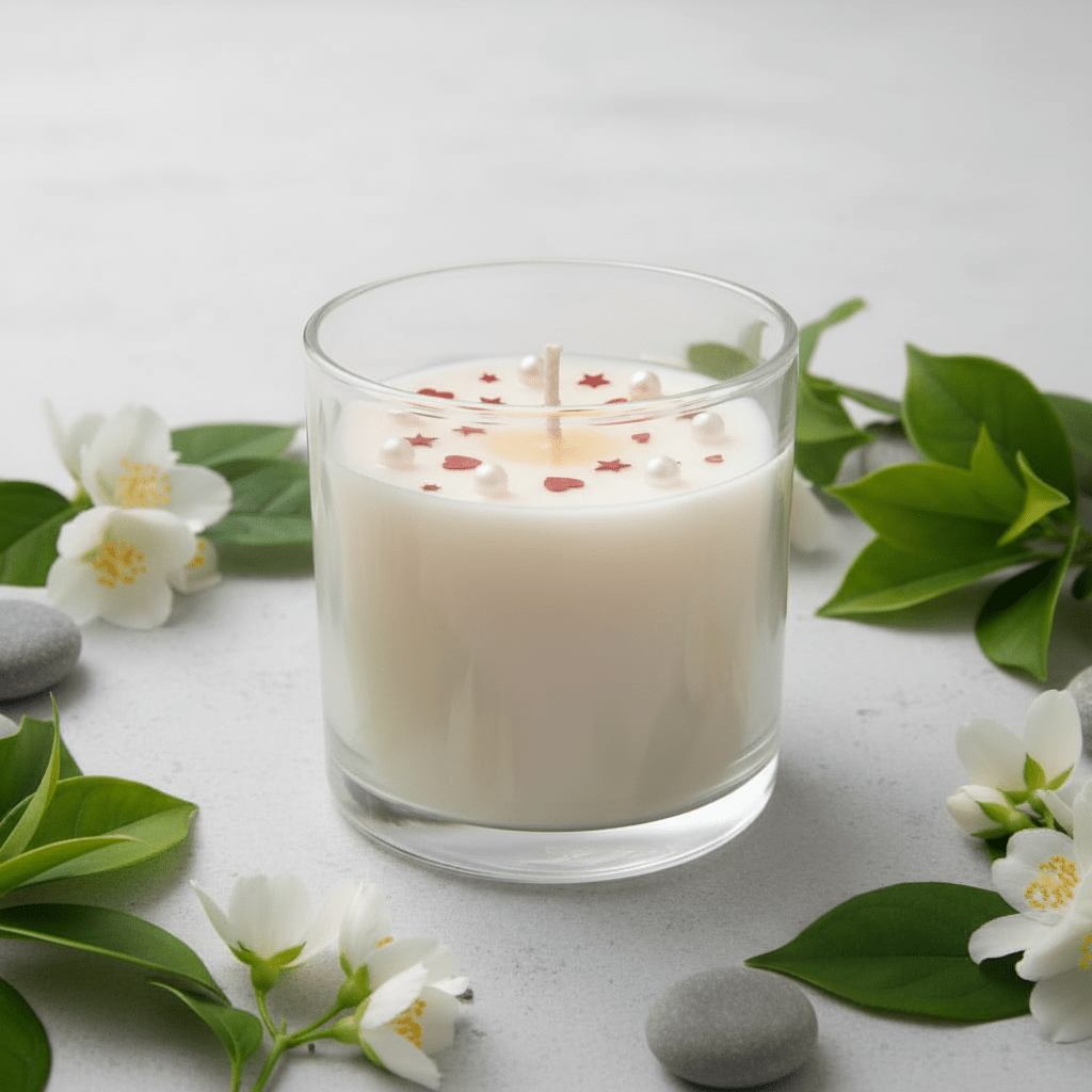 Blissfullaroma Hearts & Glitter Candle - Candle - Blissfullaroma