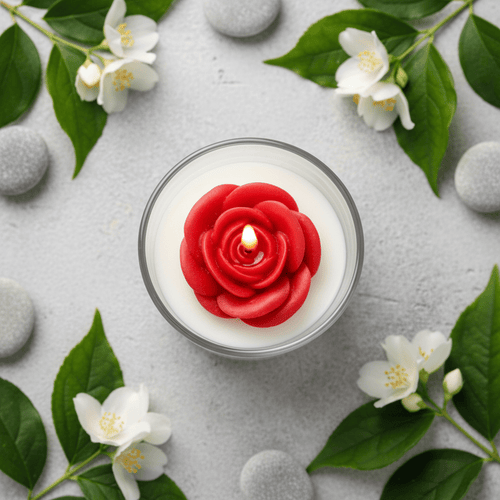 Blissfullaroma Rose Candle - Candle - Blissfullaroma