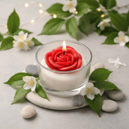 Blissfullaroma Rose Candle - Candle - Blissfullaroma
