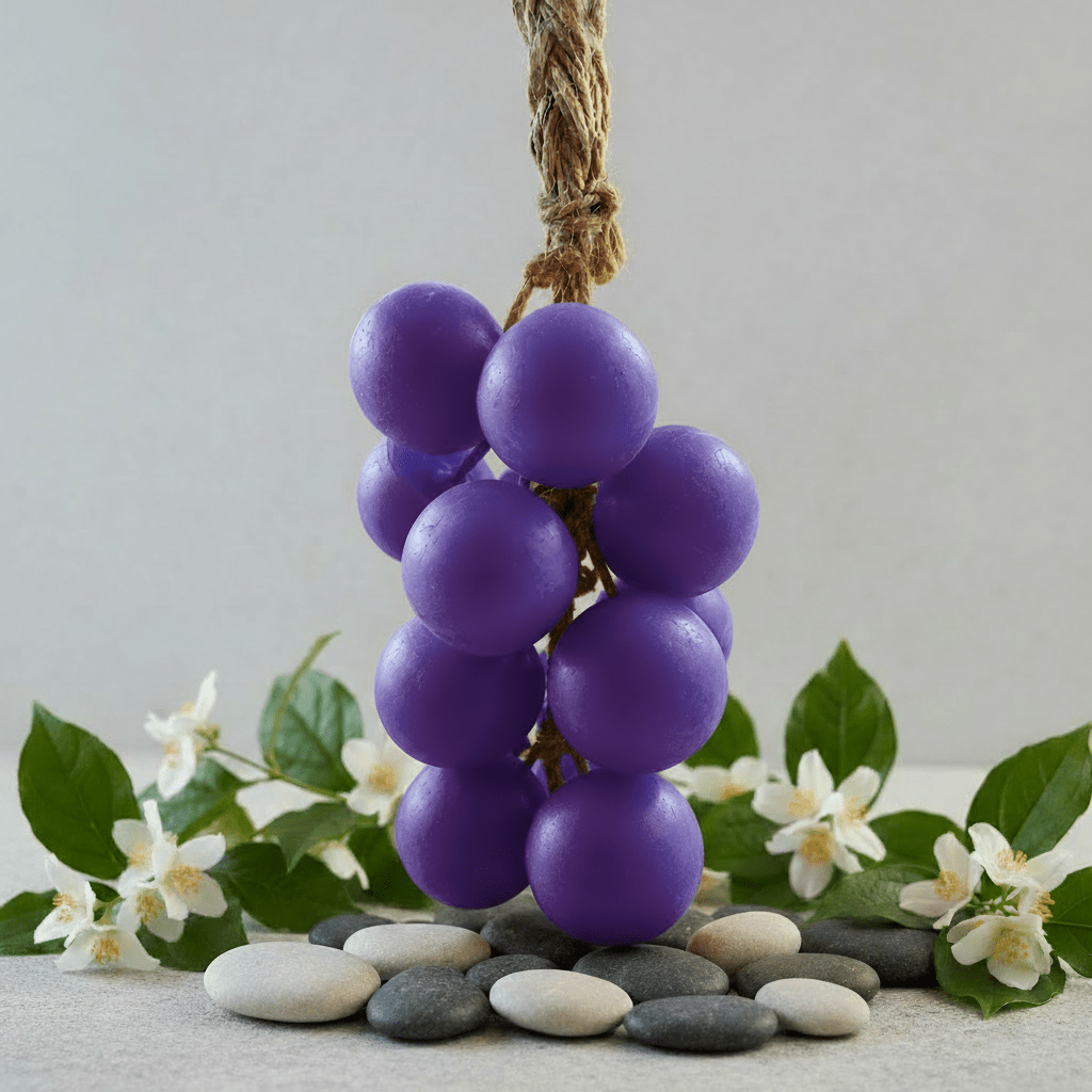 Handmade Grape-Shaped Glycerine Soap - Handmade Soap - Blissfullaroma