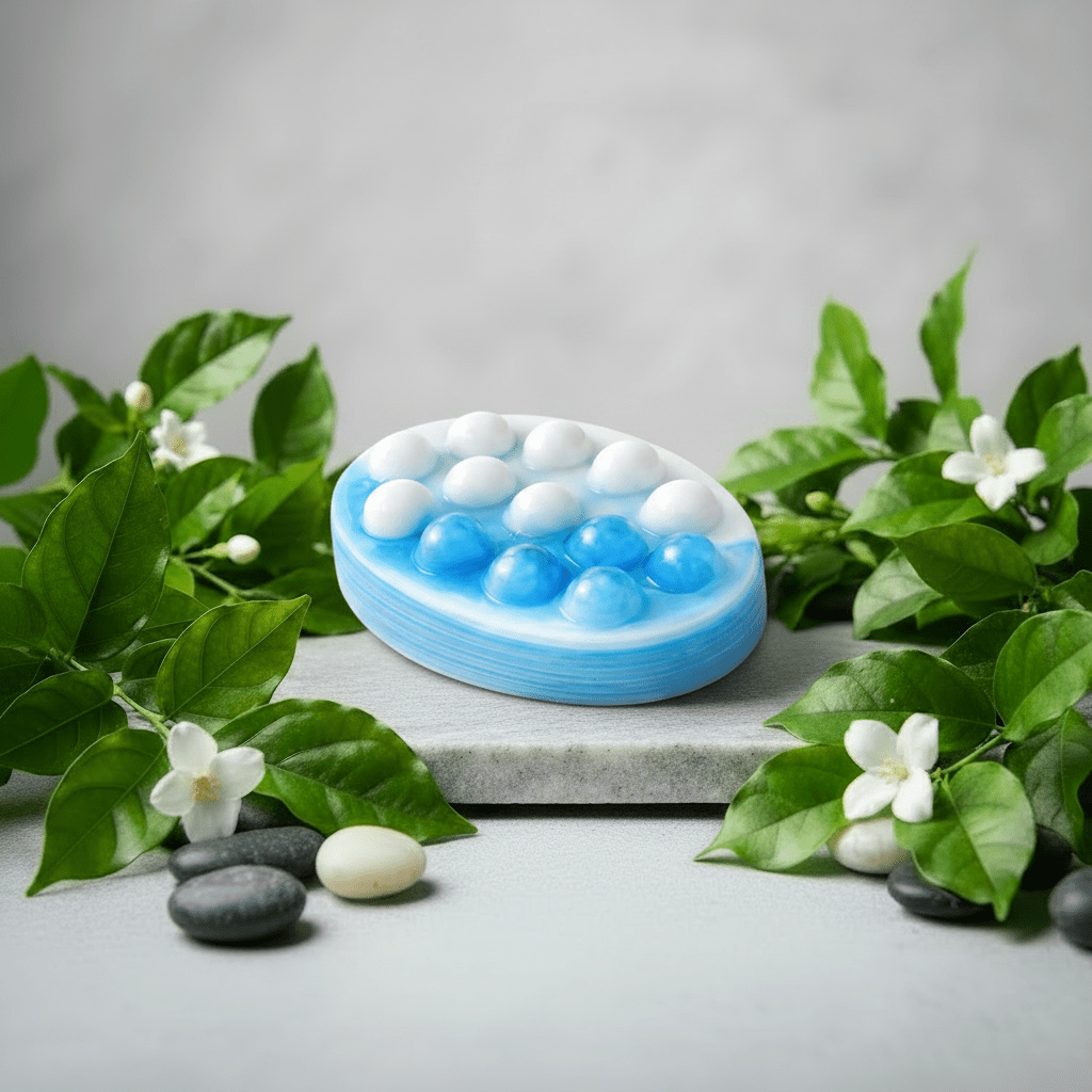 Handmade Massage Bar Soap – All in One Shower Bar - Handmade Soap - Blissfullaroma