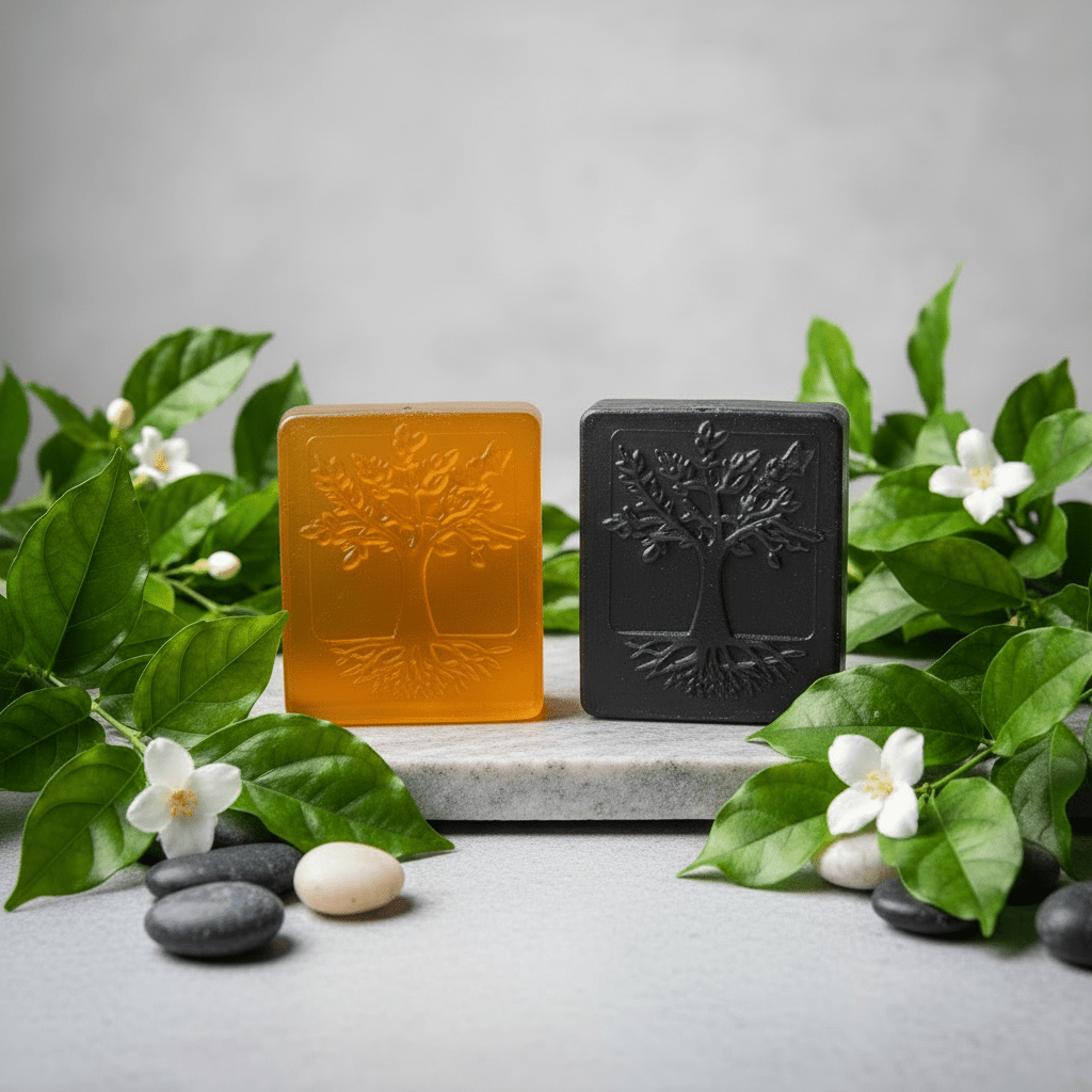 Handmade Neem & Charcoal Soap Combo – Summer Specials - Handmade Soap - Blissfullaroma
