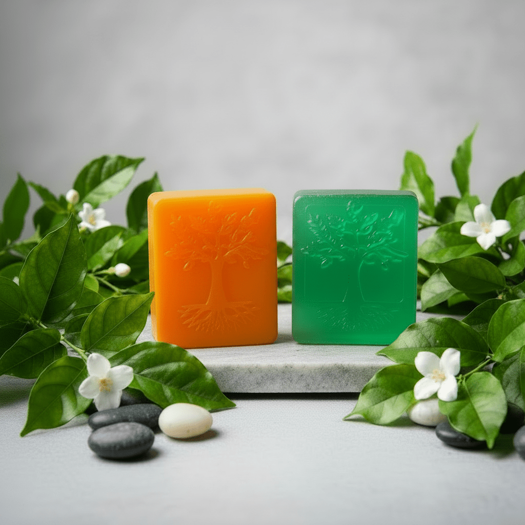 Handmade Papaya & Aloe Vera Cucumber Soap Combo – Summer Specials - Handmade Soap - Blissfullaroma